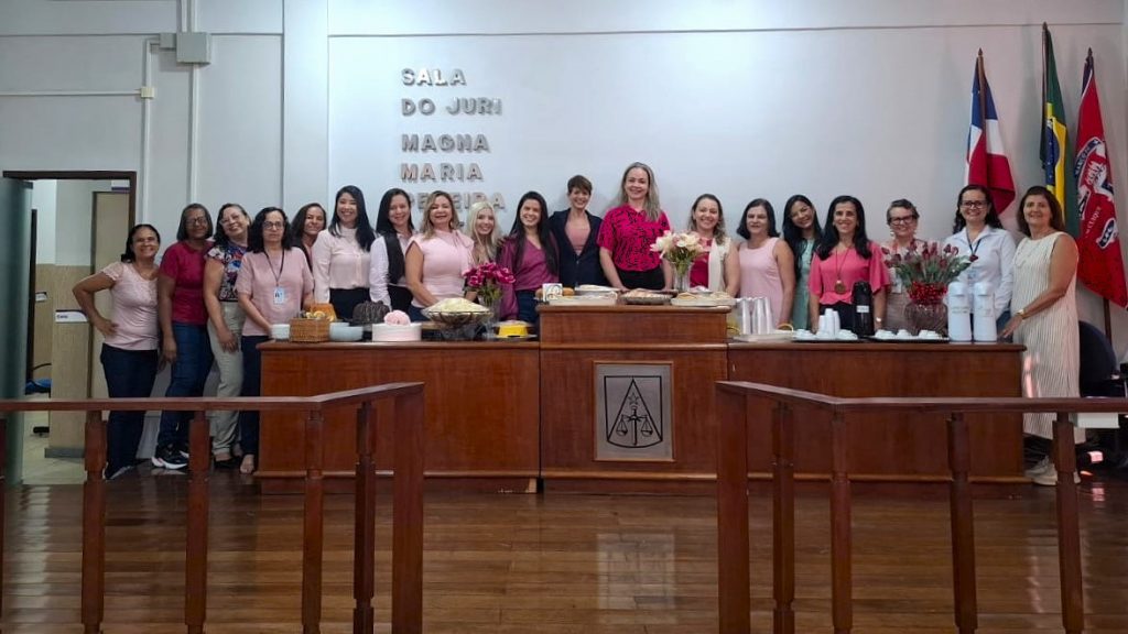 TJBA realiza ações voltadas às mulheres nas unidades judiciais, durante a 32ª Semana da Justiça pela Paz em Casa   
