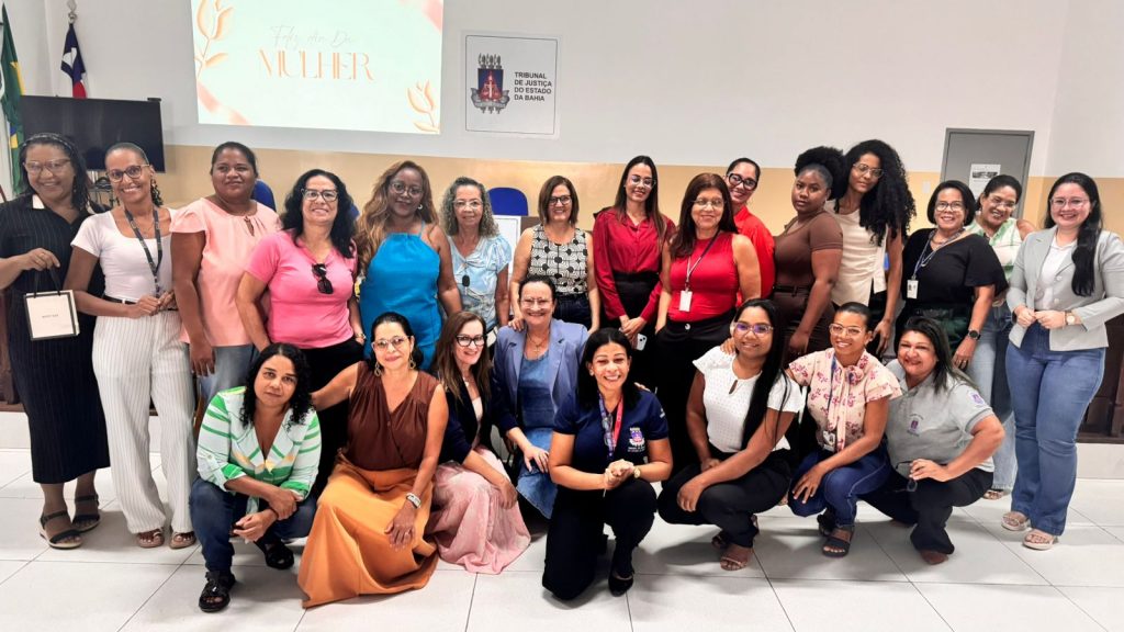 TJBA realiza ações voltadas às mulheres nas unidades judiciais, durante a 32ª Semana da Justiça pela Paz em Casa   