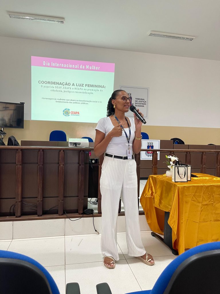TJBA realiza ações voltadas às mulheres nas unidades judiciais, durante a 32ª Semana da Justiça pela Paz em Casa   