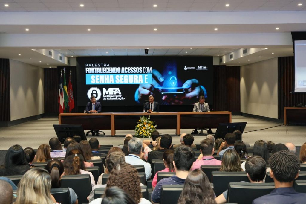 TJBA recebe palestra sobre segurança digital e uso do Múltiplo Fator de Autenticação