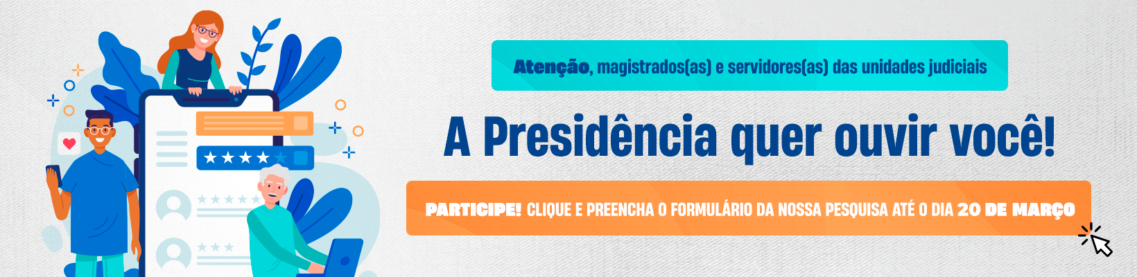 Imagem de banner com título Formulário – Pesquisa da Presidência