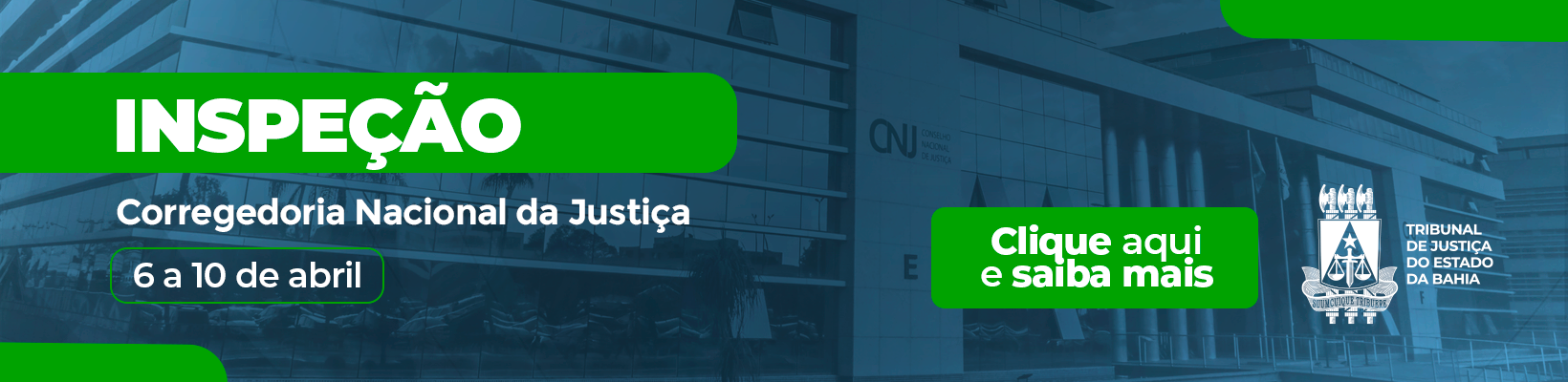Imagem de banner com título Inspeção CNJ 2026