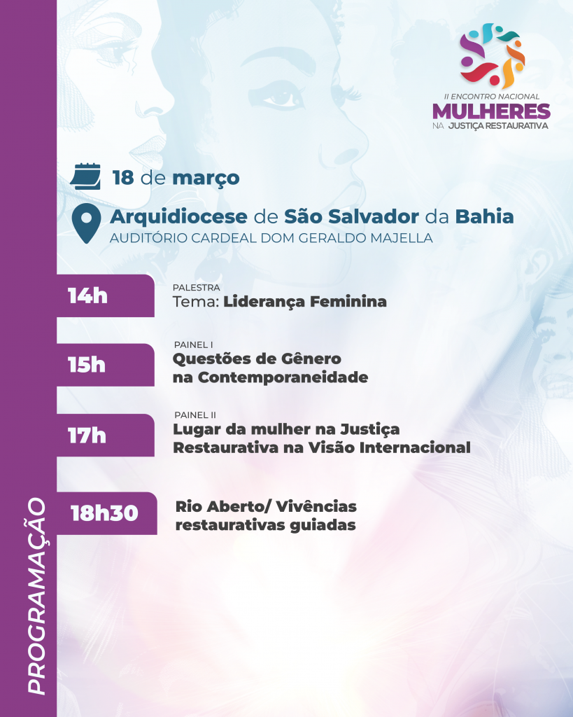 II Encontro Nacional de Mulheres na Justiça Restaurativa inicia com reconhecimento do protagonismo feminino e lançamento da Revista Consenso    