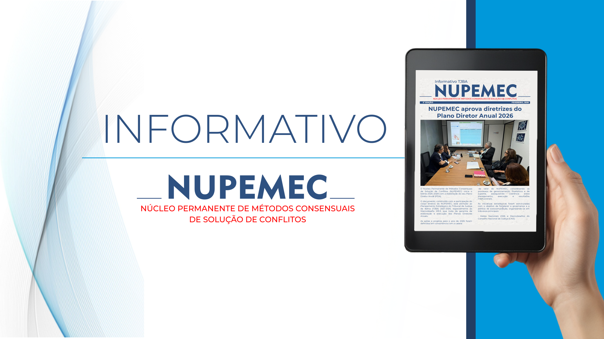 Segunda edição de 2026 do informativo do Nupemec já está disponível   