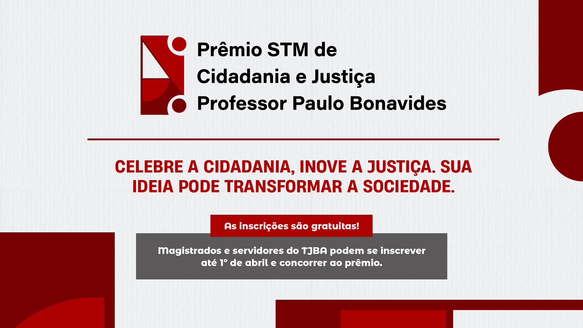 Superior Tribunal Militar abre inscrições para prêmio voltado a Justiça e cidadania   