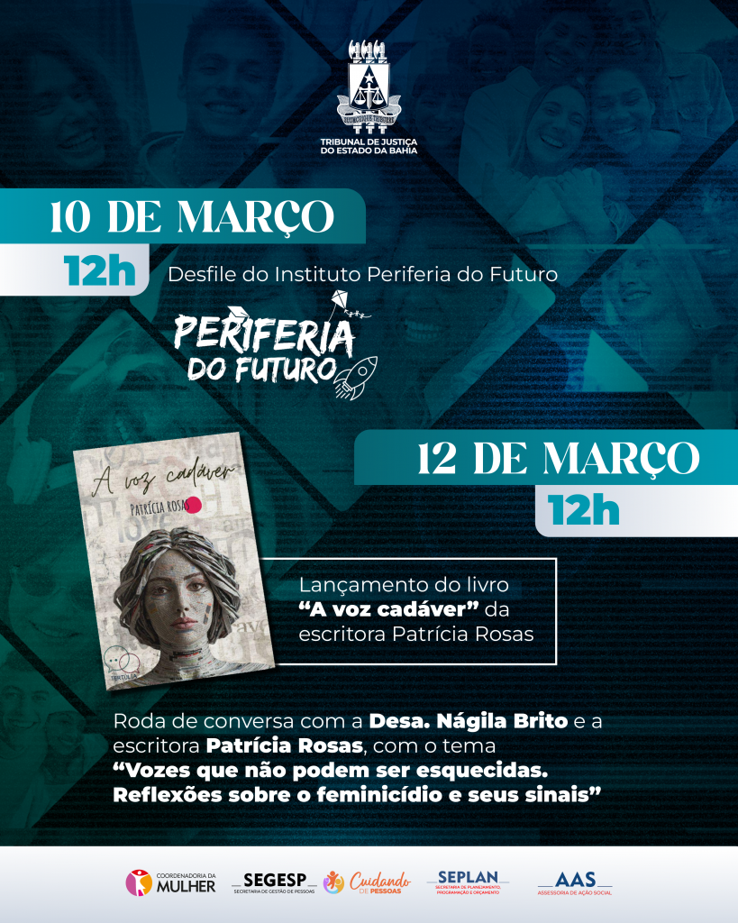 Começa, nesta terça-feira (10), a exposição “Entre Nós – Semana da Mulher: Unidas contra a Violência, Fortalecidas pela Esperança”    