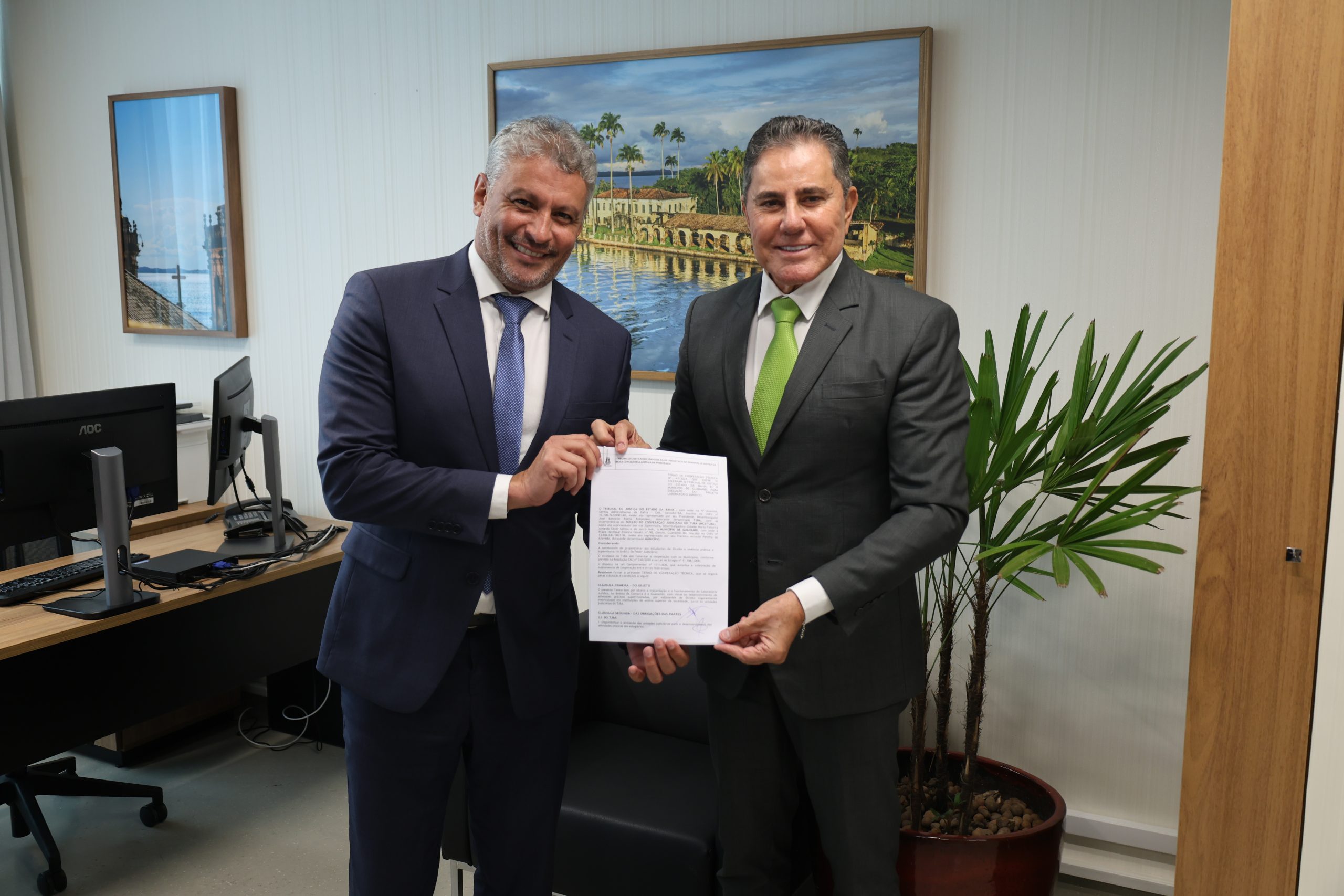 TJBA assina Termo de Cooperação com o Município de Guanambi para a instalação do Projeto Laboratório Jurídico    