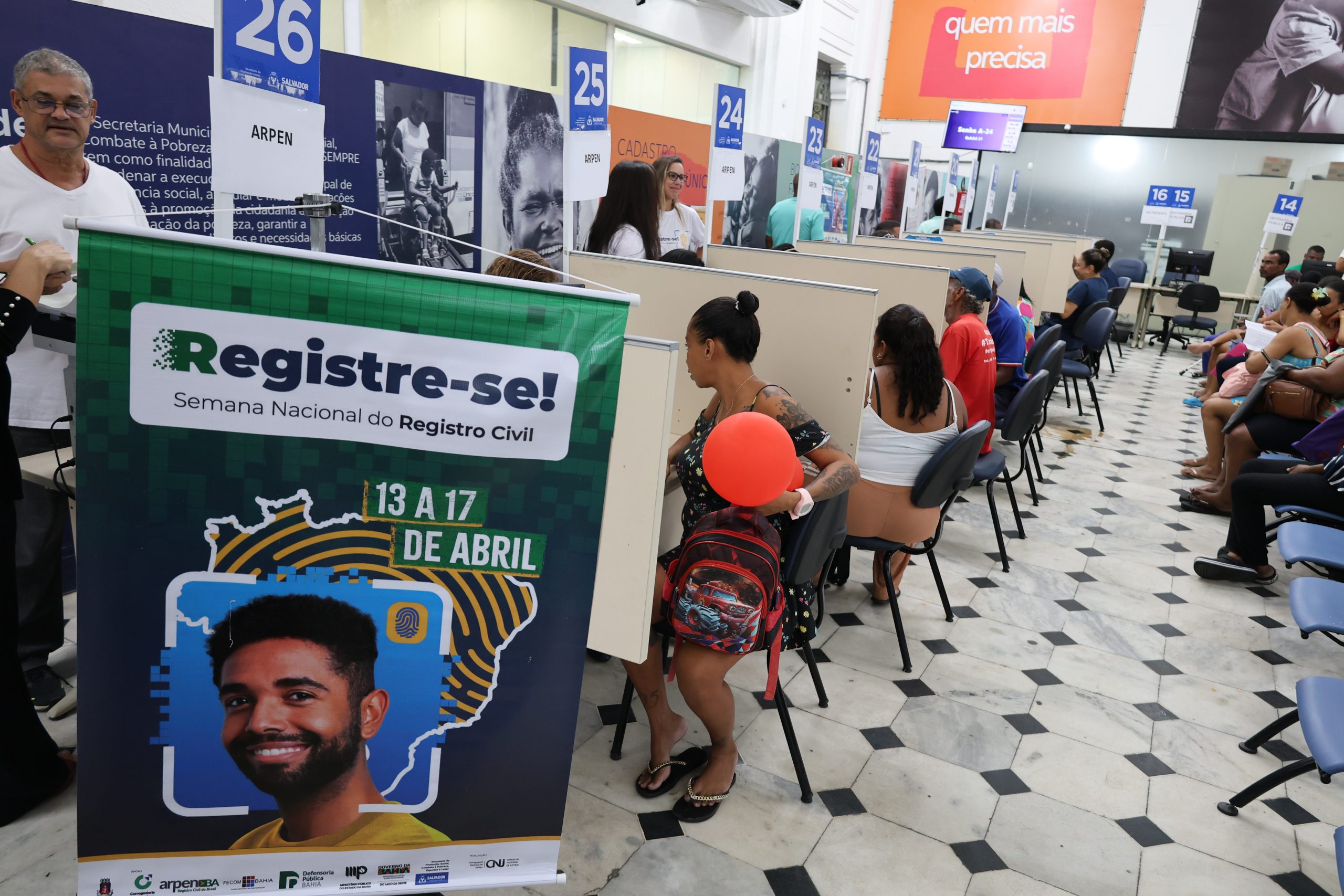 “Registre-se!” fornece documentação gratuita para pessoas em situação de vulnerabilidade em toda a Bahia   