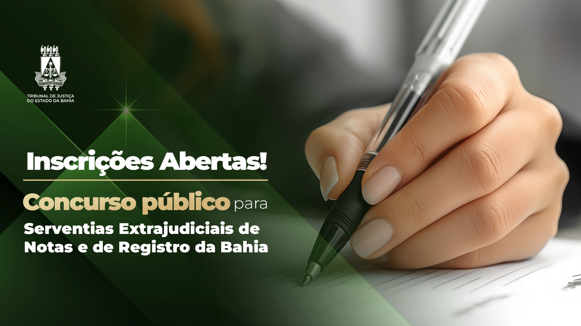 Concurso de cartórios extrajudiciais: inscrições encerram no dia 5 de abril   