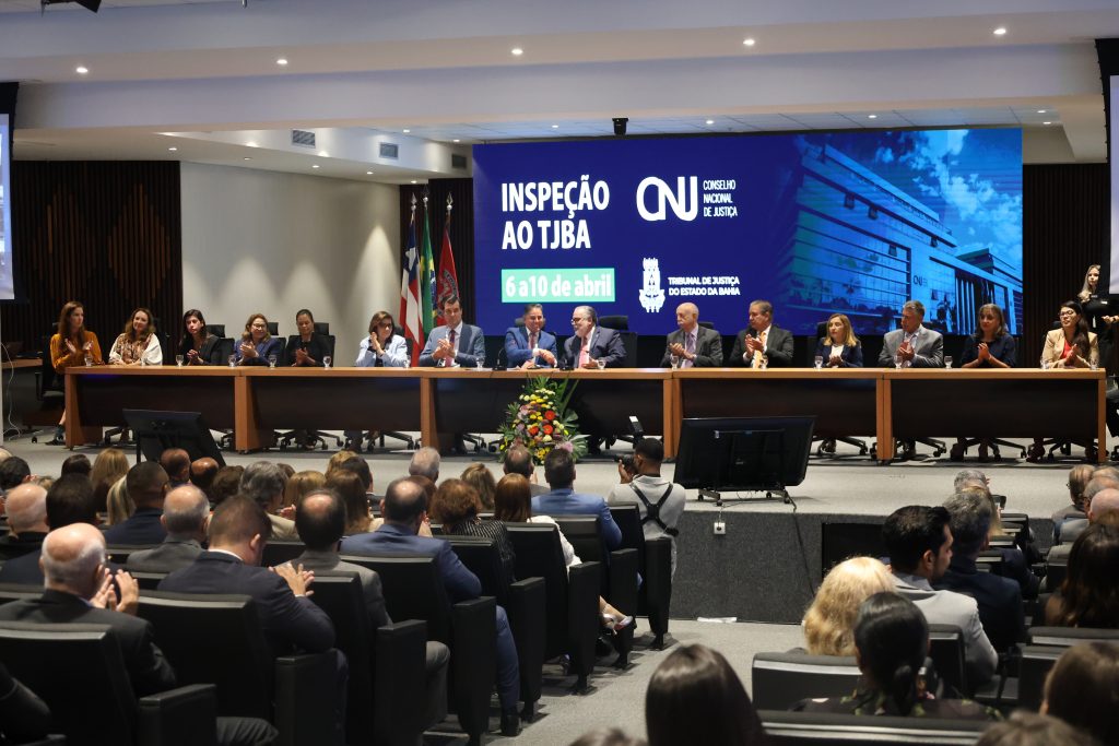 “Um momento de aprimoramento institucional”, destaca o Presidente do TJBA durante abertura de inspeção ordinária do CNJ