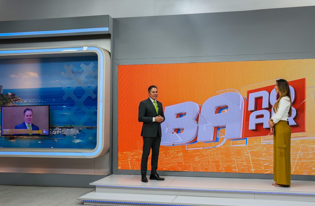 Presidente do TJBA destaca serviços do Judiciário para o cidadão em entrevista a emissora de TV  