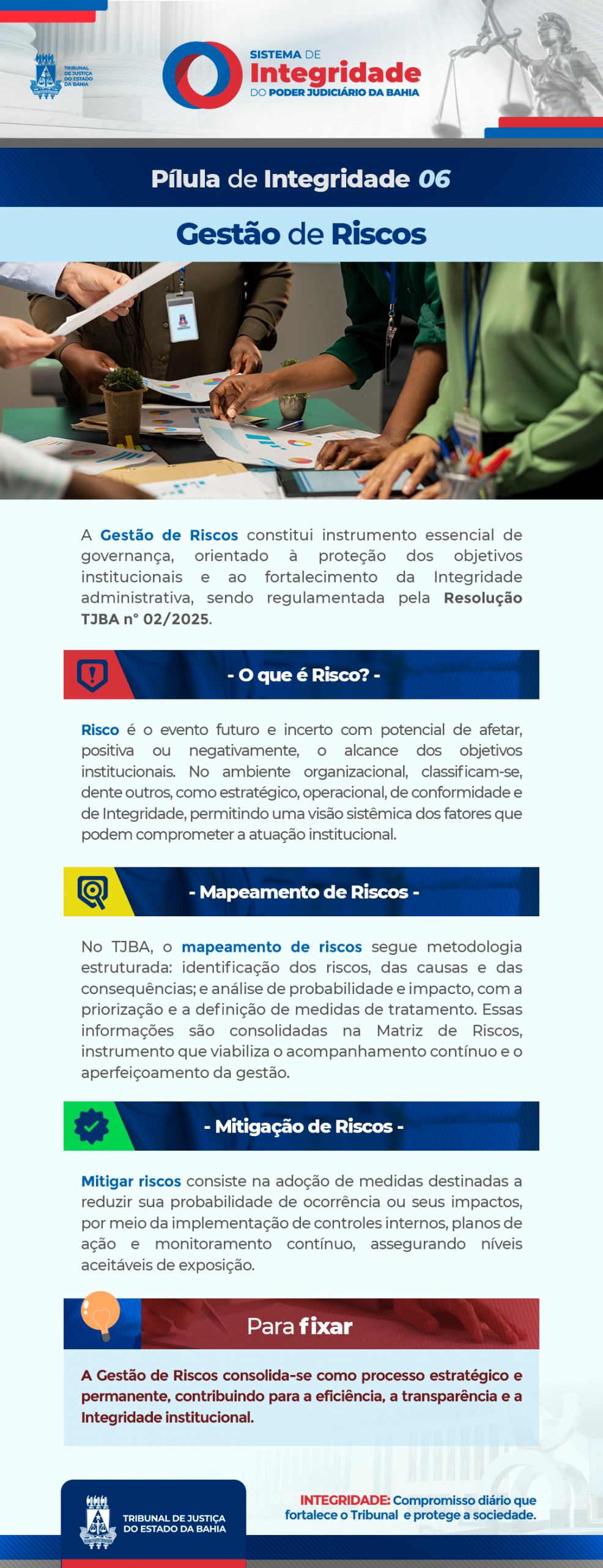 Portal de Integridade - Pílulas de Integridade  
