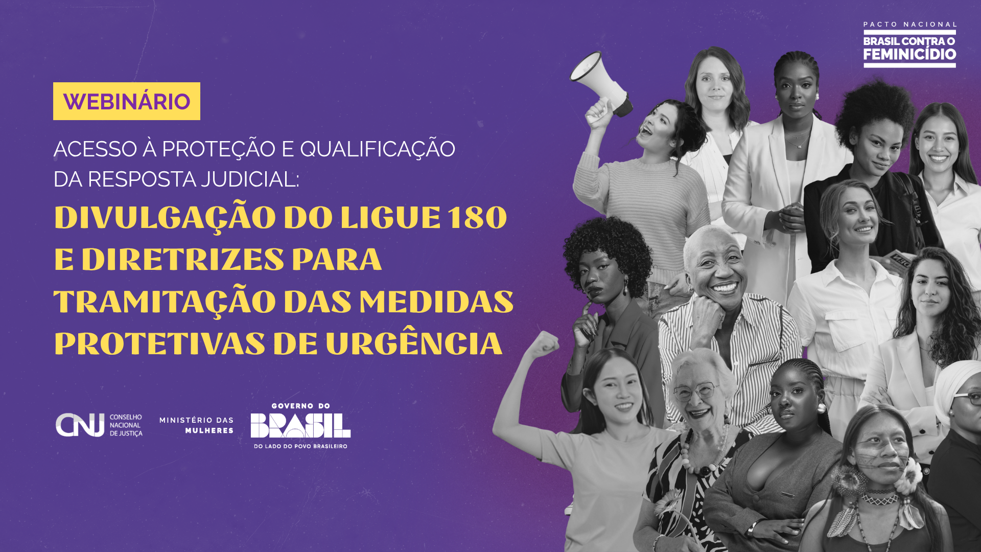 CNJ promove webinário sobre mecanismos de proteção às mulheres     