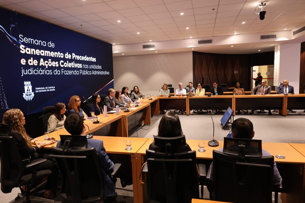 Semana de Saneamento: iniciativa do TJBA busca aprimorar dados de precedentes e ações coletivas   