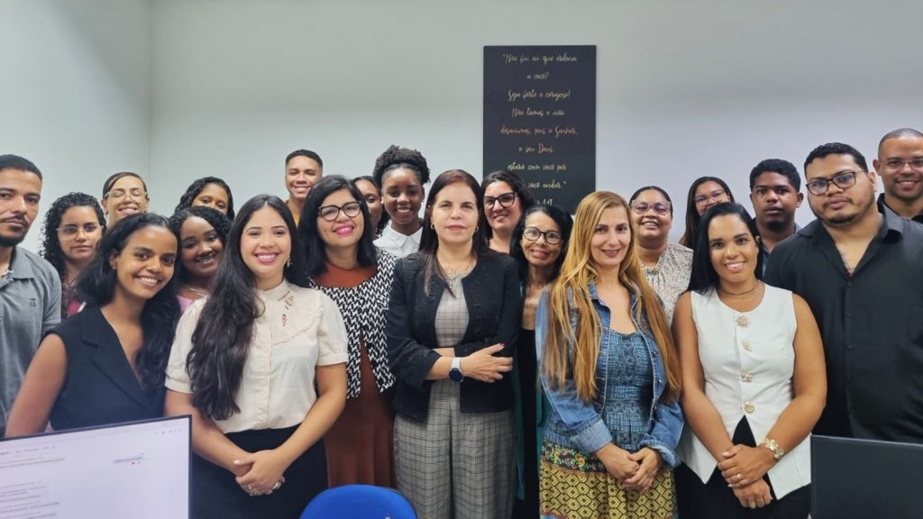 18/05/2026 - Faculdade Anhanguera de Feira de Santana em visita técnica às instalações do CEJUSC e do Cartório Integrado de Família