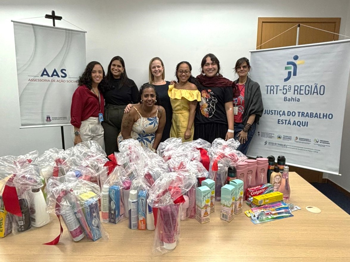 Solidariedade que transforma: TJBA contribui para campanha voltada à saúde e à dignidade da mulher    