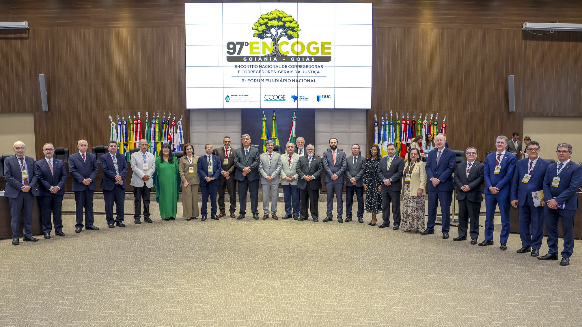 Corregedores do TJBA participam do 97º Encoge e do 9º Fórum Fundiário Nacional em Goiânia   
