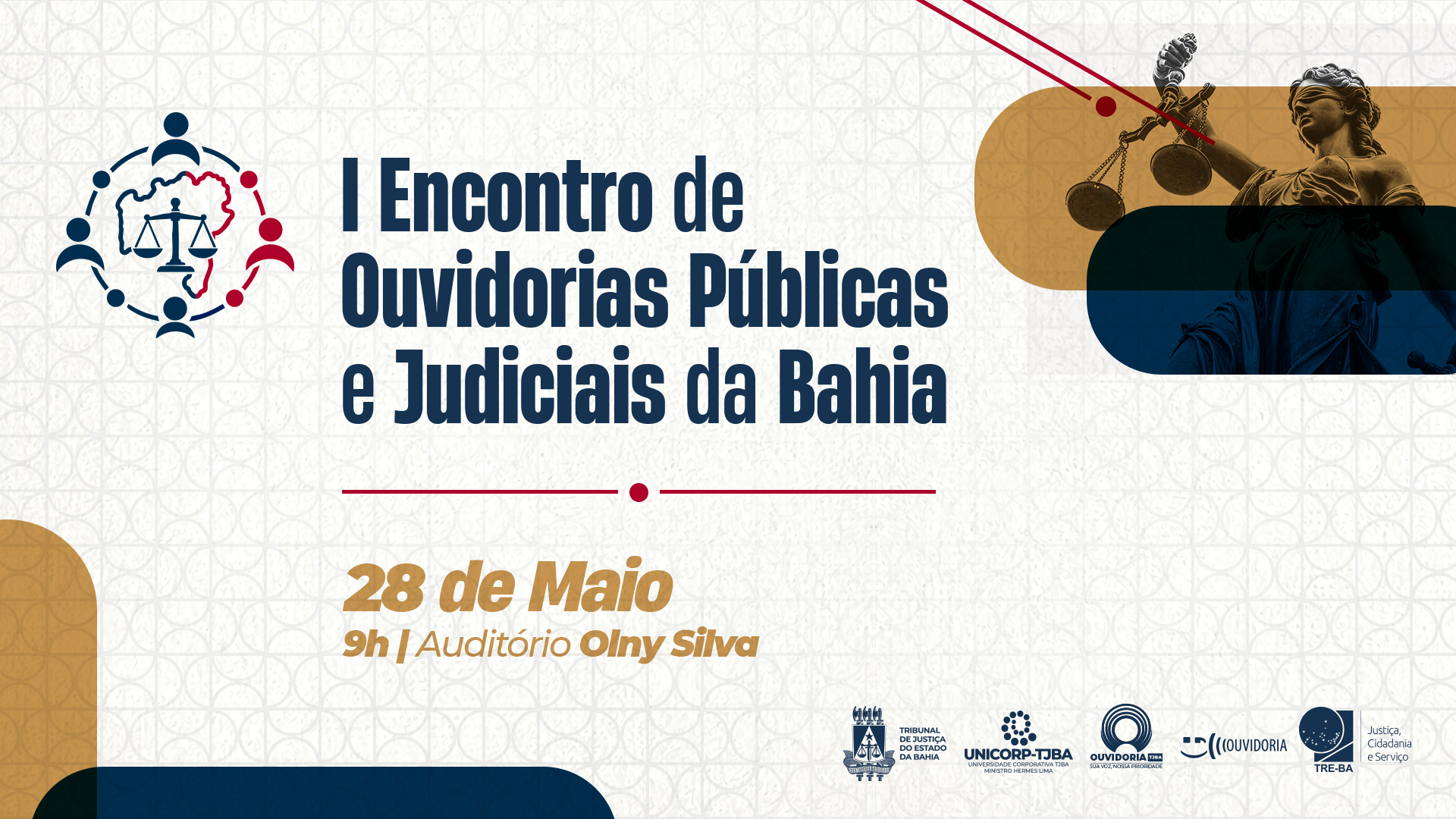 TJBA promove o I Encontro de Ouvidorias Públicas e Judiciais da Bahia nesta quinta-feira (28)   