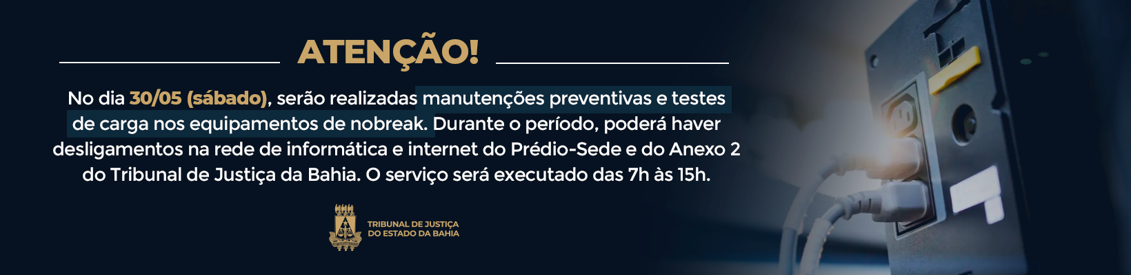 Imagem de banner com título nobreak