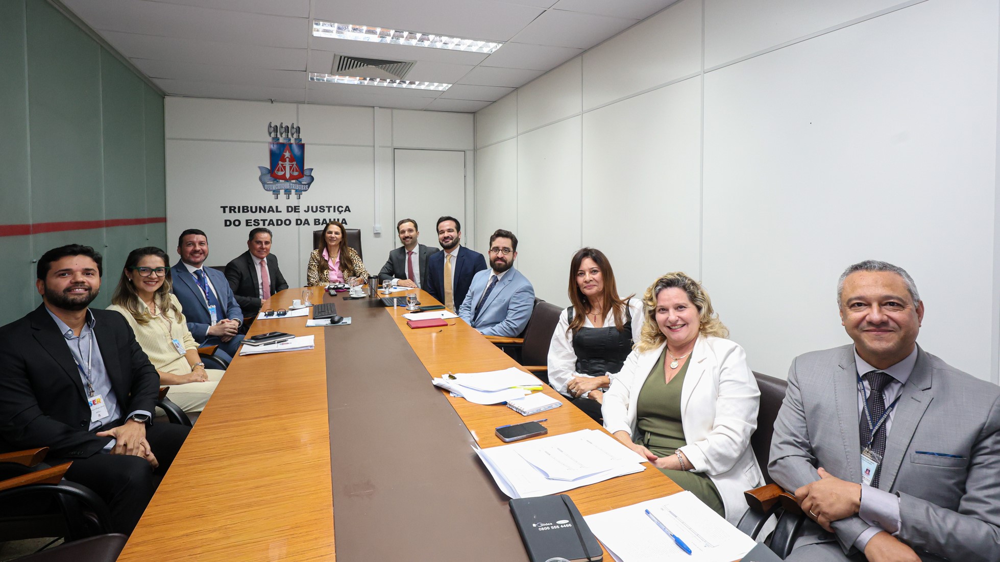 Conselho Gestor de fundo voltado à modernização do Judiciário se reúne com presença do Presidente do TJBA   