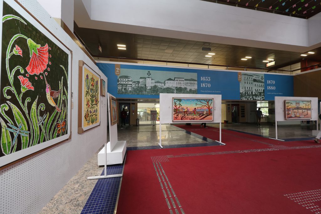 17/06/2026 - Exposição de Mosaicos em Papel no átrio do TJBA  