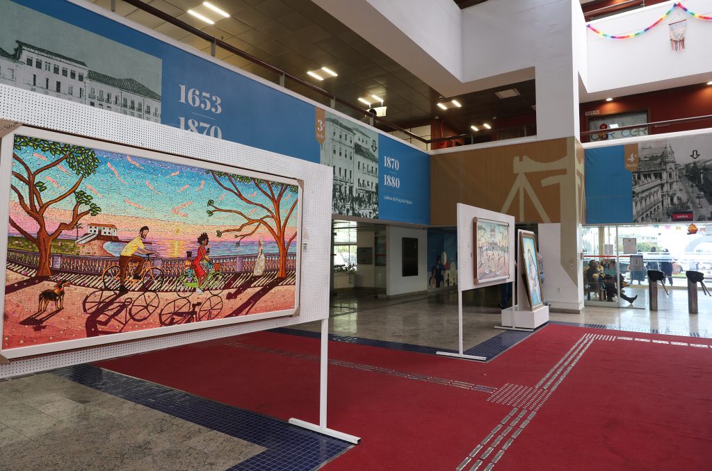 17/06/2026 - Exposição de Mosaicos em Papel no átrio do TJBA  