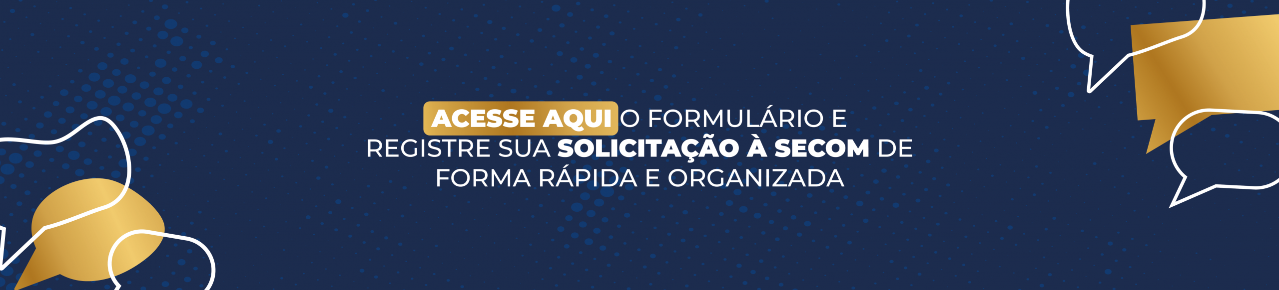 Formulário de Solicitação de Demandas - SECOM