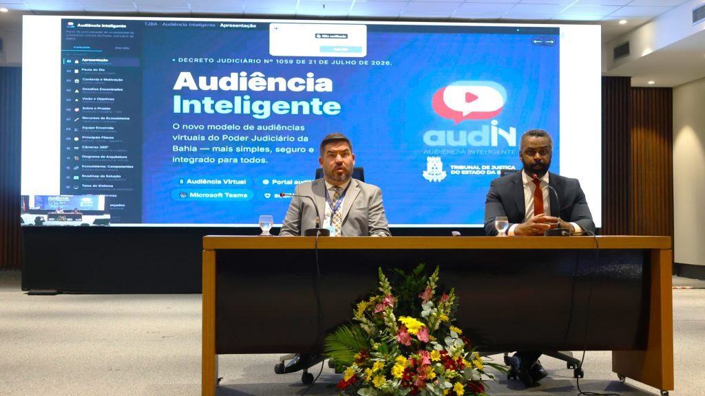 Magistrados e servidores se preparam para utilizar o novo ecossistema de audiências virtuais do TJBA  