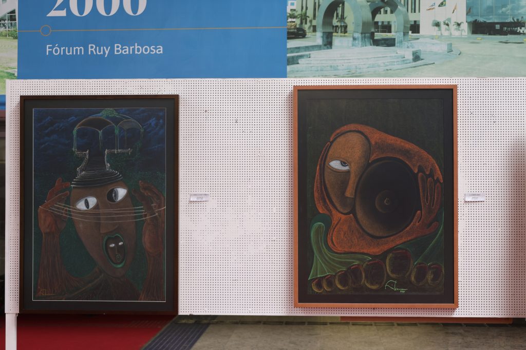 08/07/2026 - Exposição no átrio do TJBA – Artista Izana Fiterman   