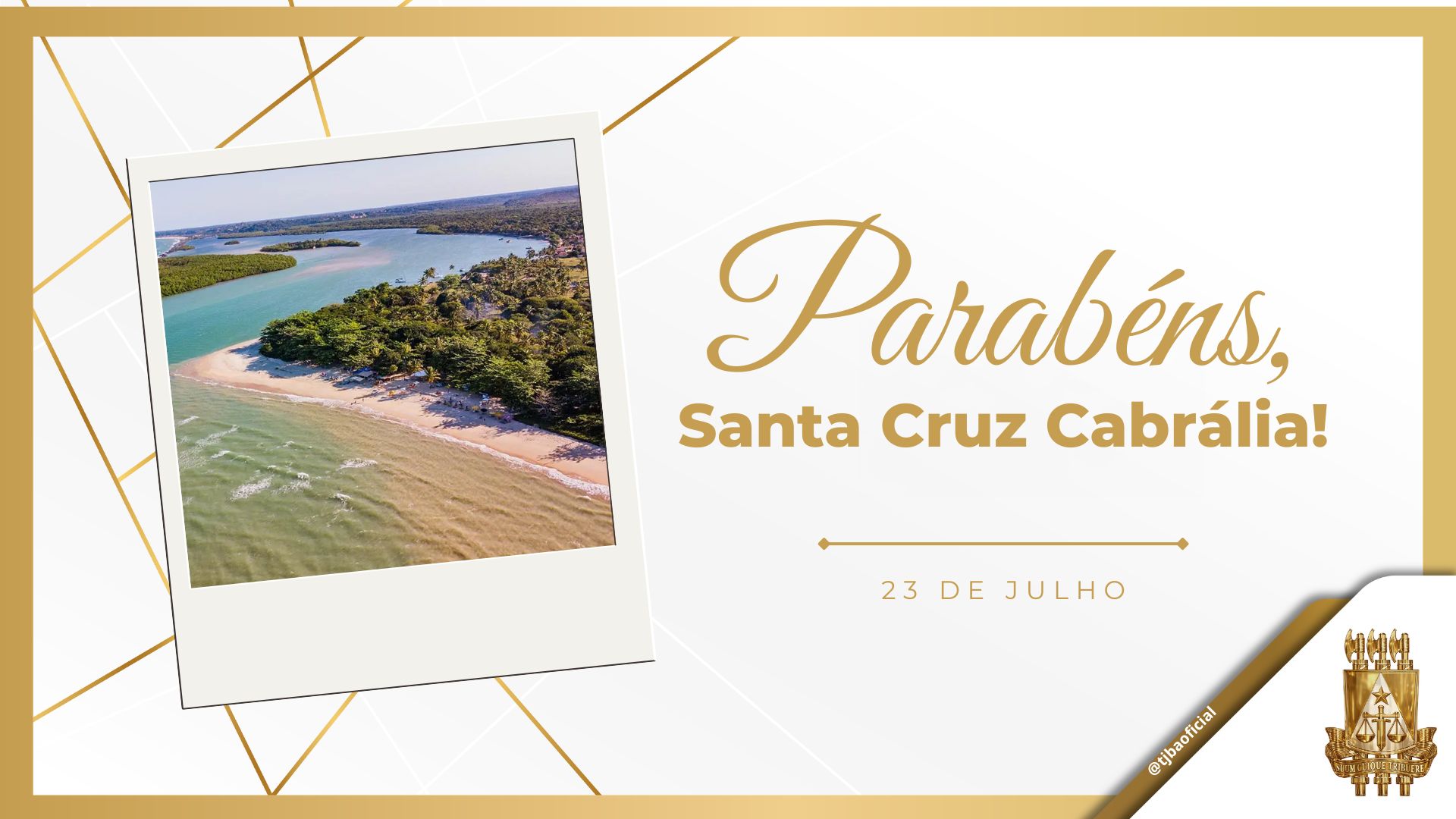 Parabéns, Santa Cruz Cabrália!  