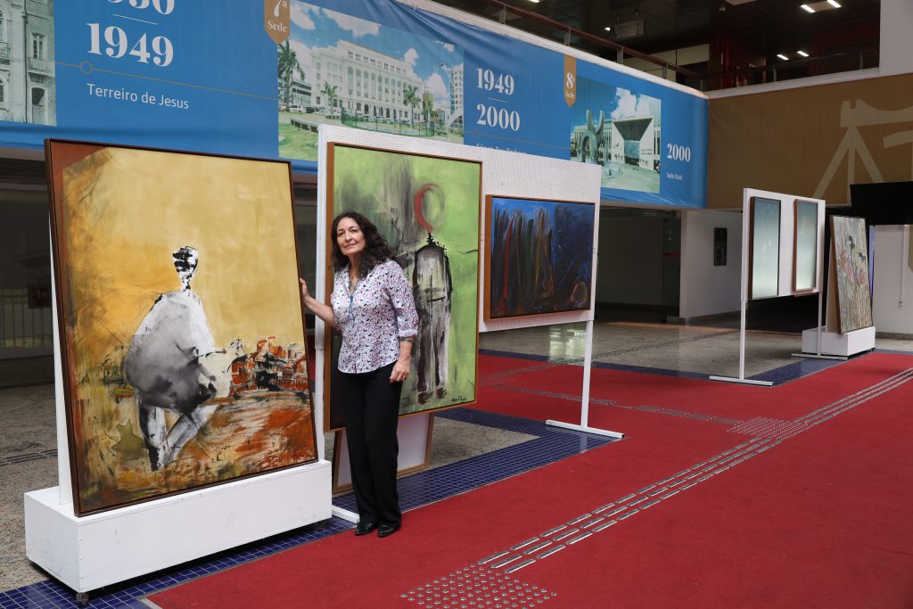 08/07/2026 - Exposição no átrio do TJBA – Artista Izana Fiterman   
