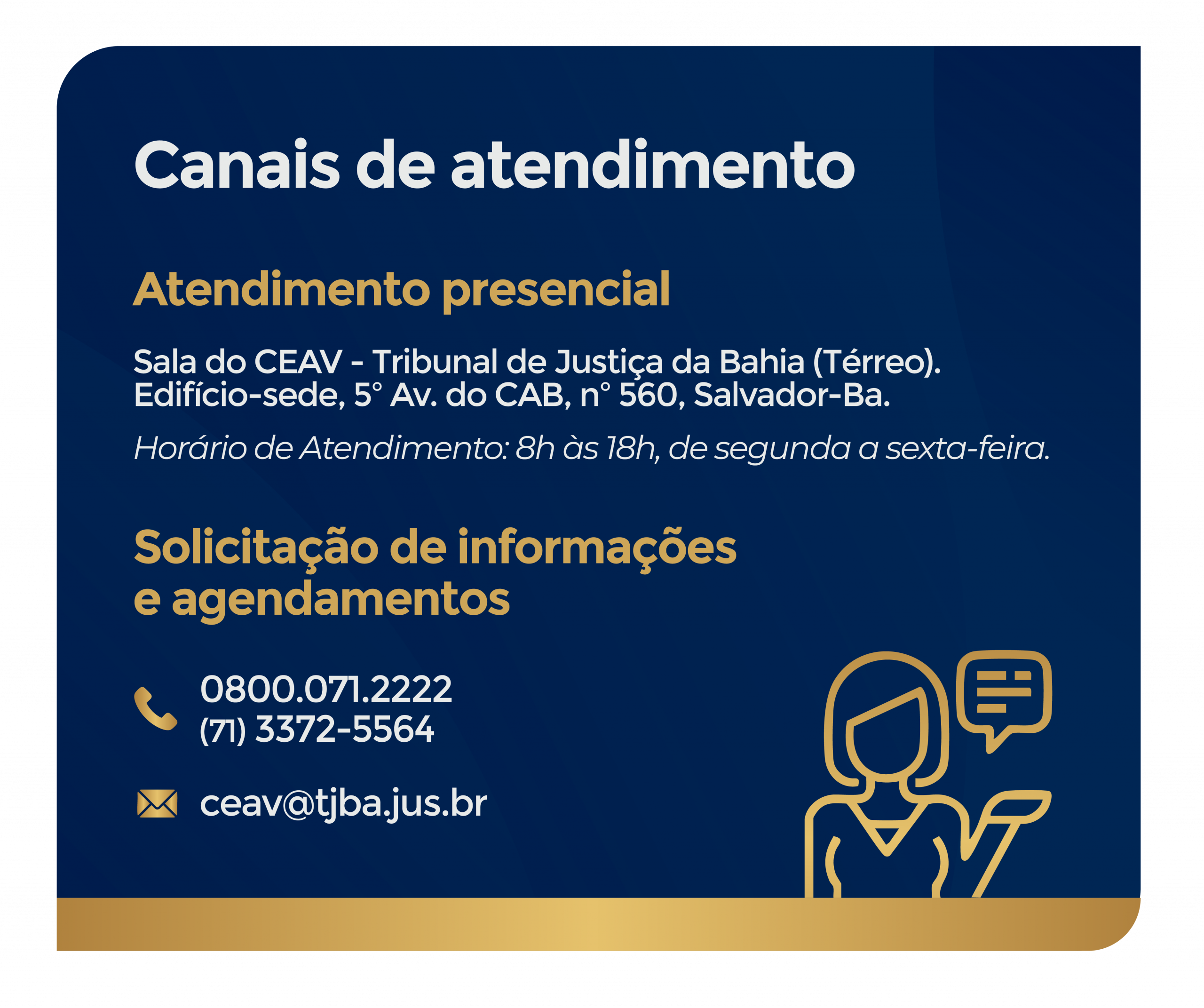 Centro Especializado de Atenção às Vítimas de Crimes e Atos Infracionais (CEAV) do Tribunal de Justiça da Bahia