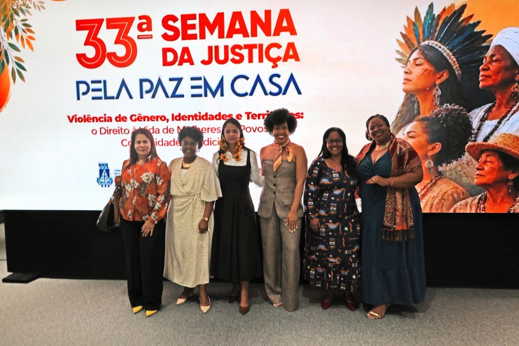 TJBA abre a 33ª Semana da Justiça pela Paz em Casa com diálogo sobre defesa das mulheres vítimas de violência