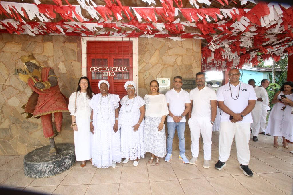 CNJ, TJBA e MPBA reafirmam compromisso com o direito à liberdade de culto em visita ao terreiro Ilê Axé Opô Afonjá