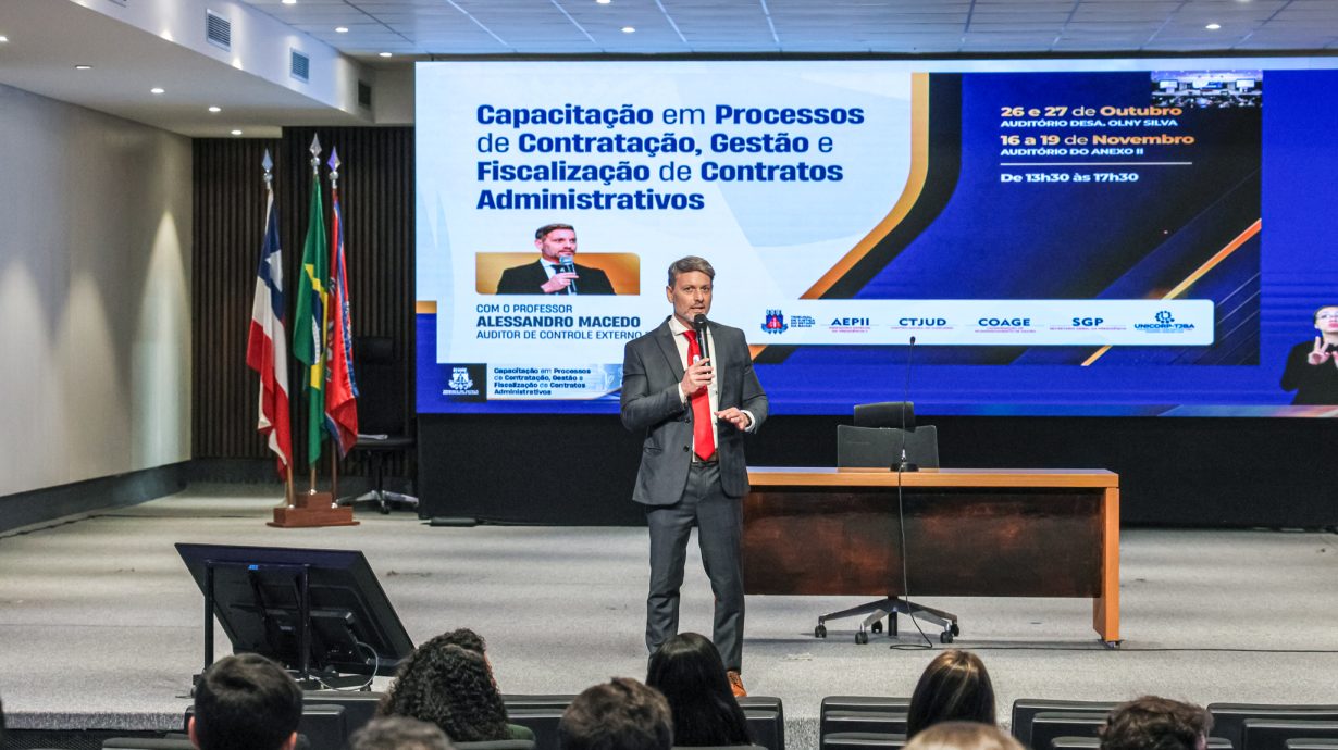 TJBA fortalece governança com qualificação sobre gestão e fiscalização de contratos   