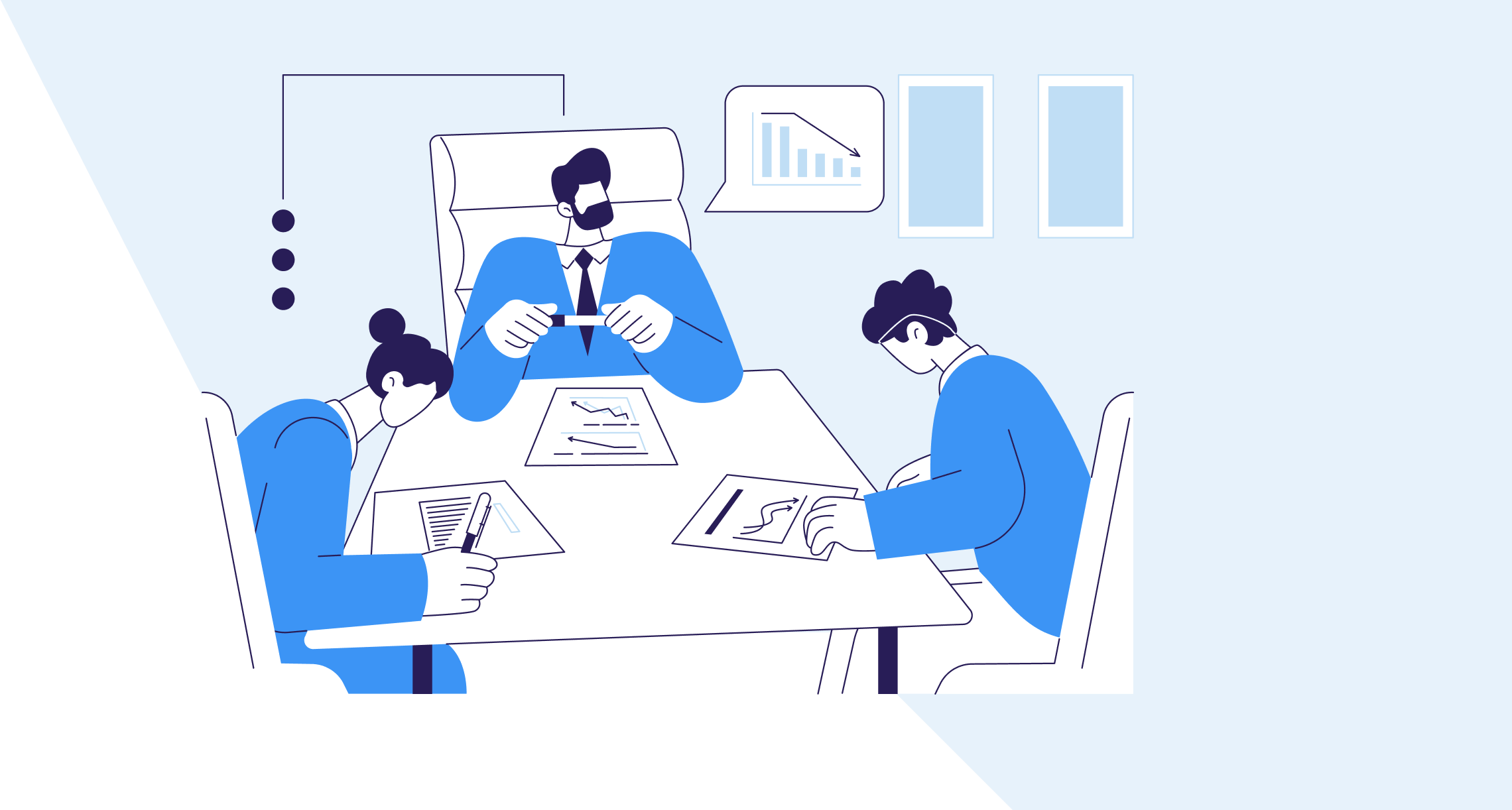 Ilustração de Solicitação de Demandas